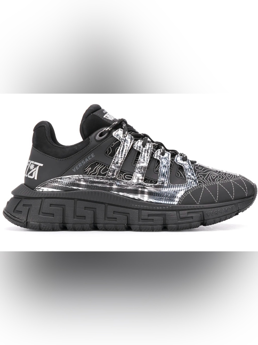 Versace Men’s Black & White Trigreca